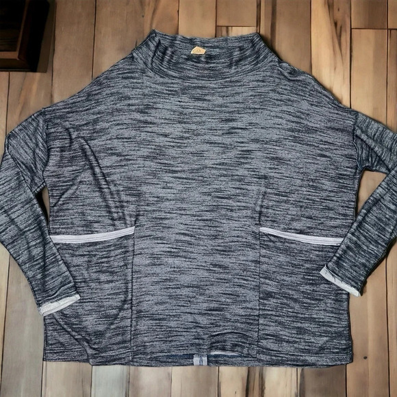 Maronie Washed Denim Long Sleeve Top - Picture 2 of 8